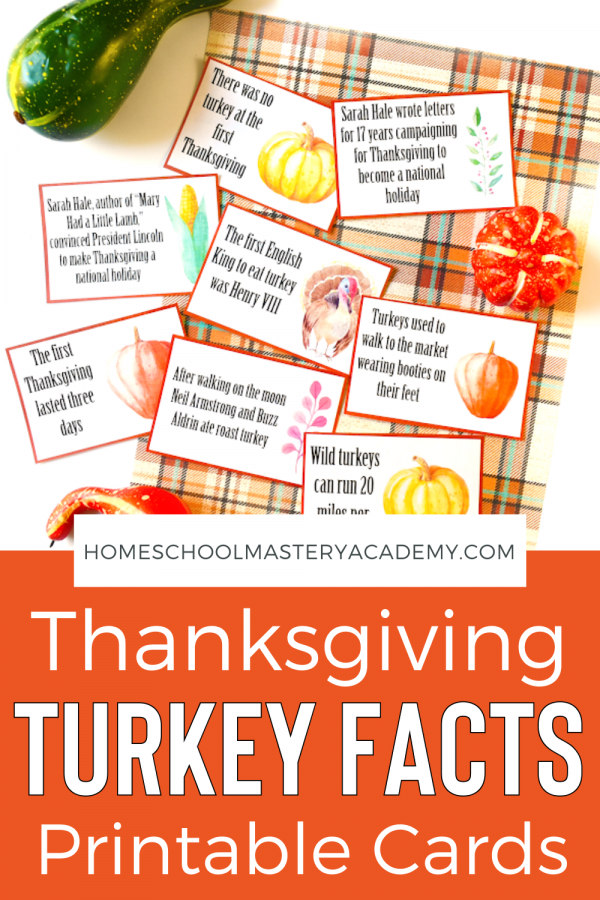 Thanksgiving Turkey Facts Printables